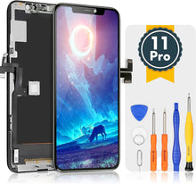 Load image into Gallery viewer, bokman for iPhone 11 Pro Black LCD Screen Replacement Parts Display Assembly Front Panel
